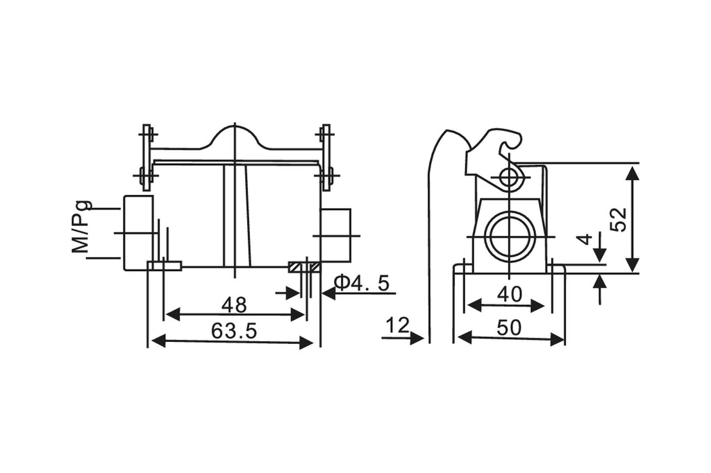 CP1SSVP16SN technical drawing
