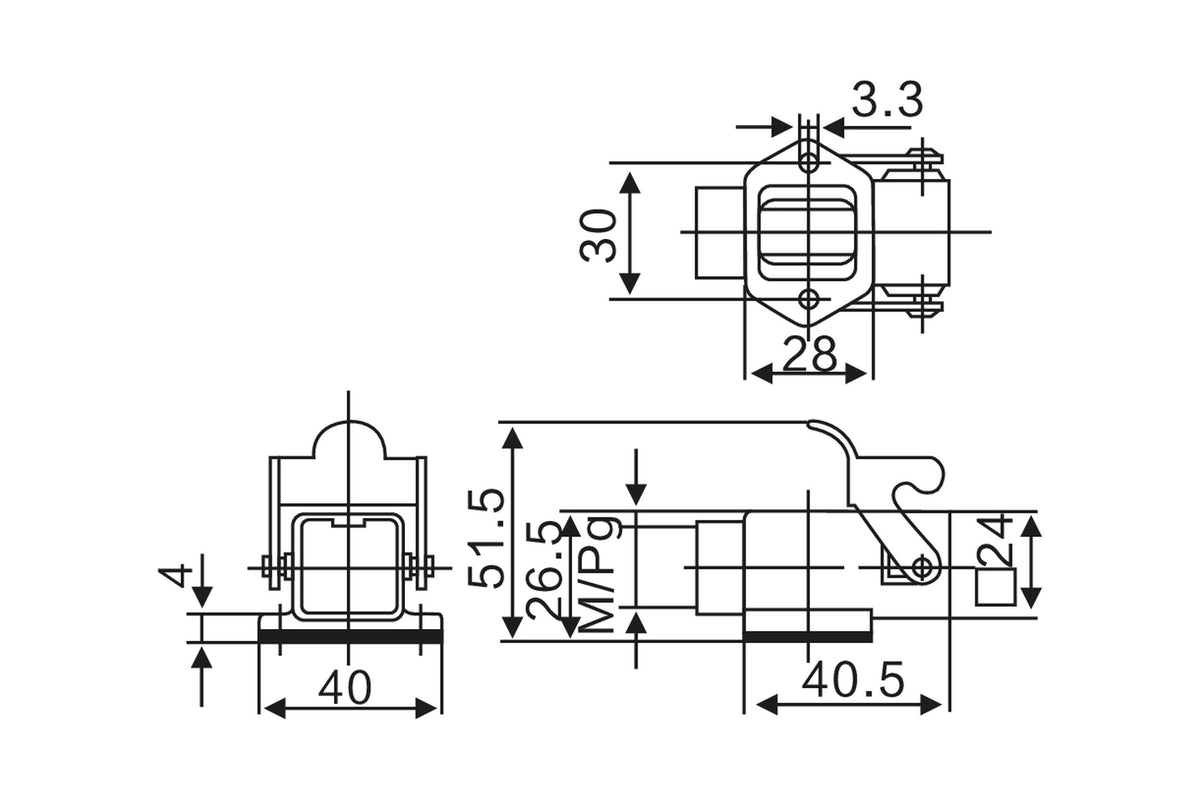 CP4PSFP11SN disegno tecnico