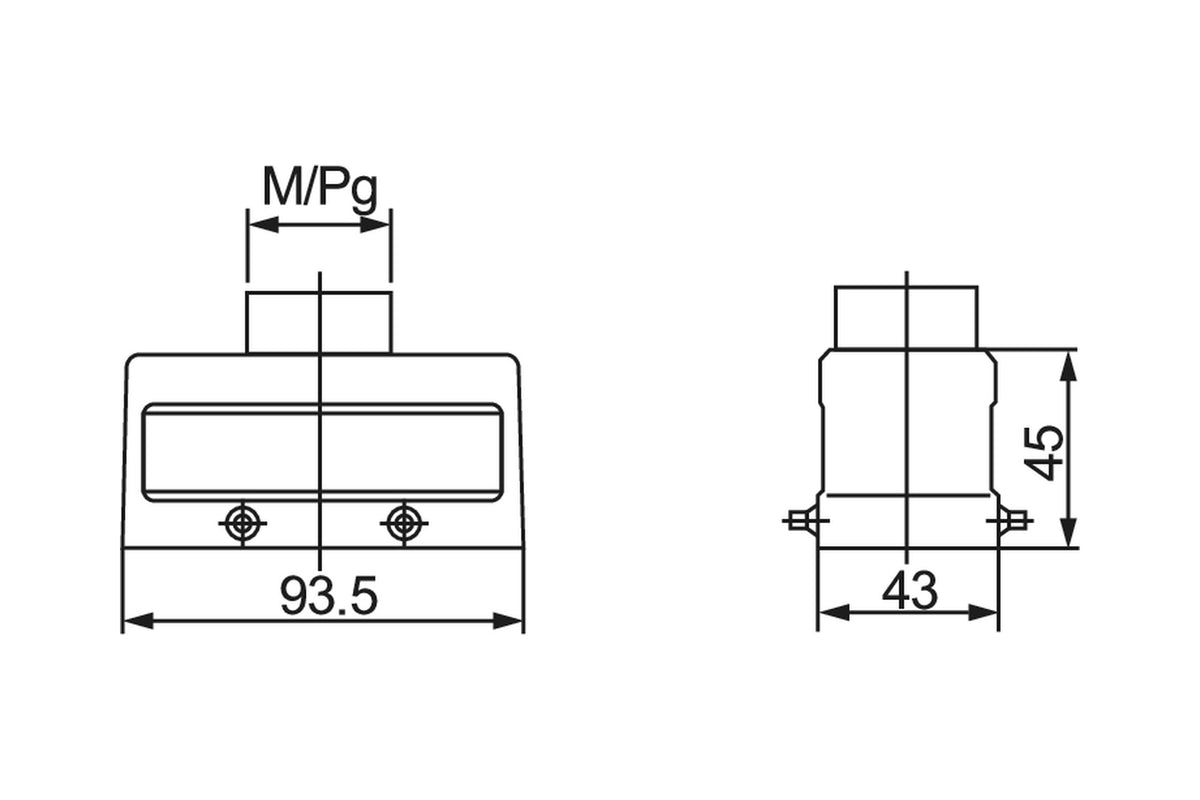 CV16SFP214N technical drawing