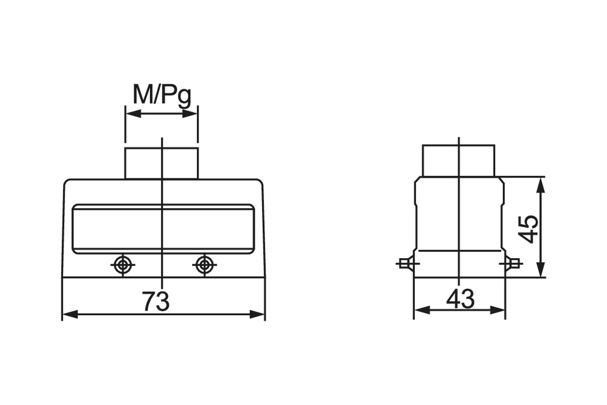 CV1NSFP164N technical drawing