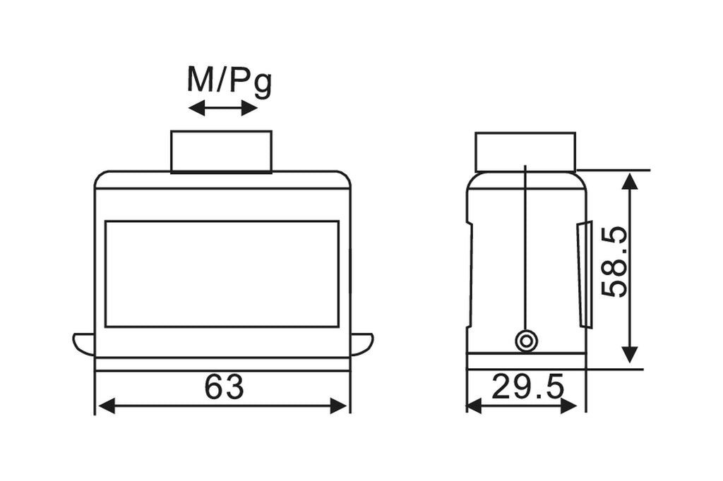 CV1SSFP162N technical drawing