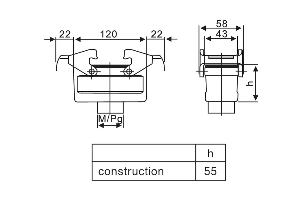 CV24SFP21DN disegno tecnico