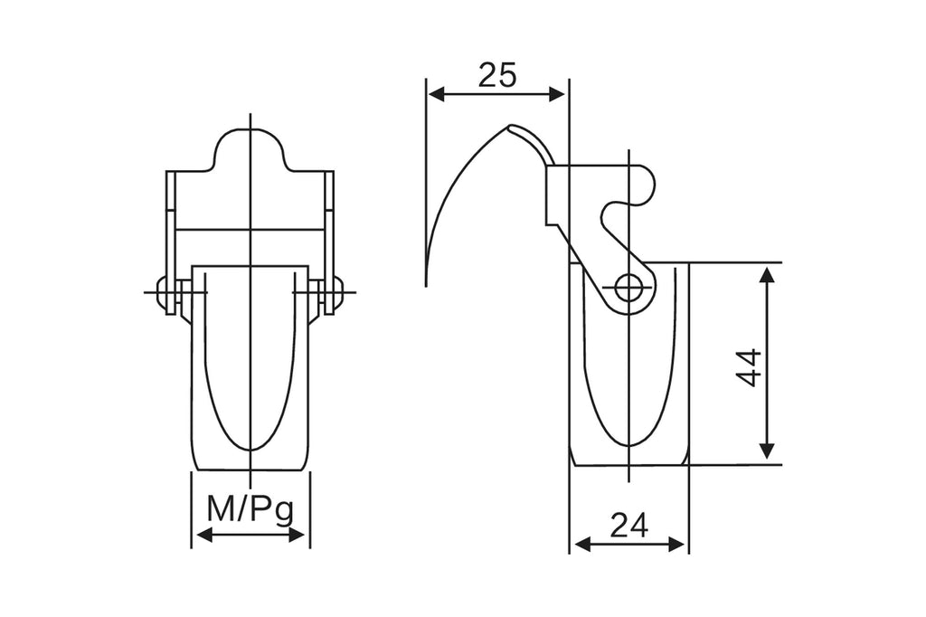 CV4PSFP11SN technical drawing