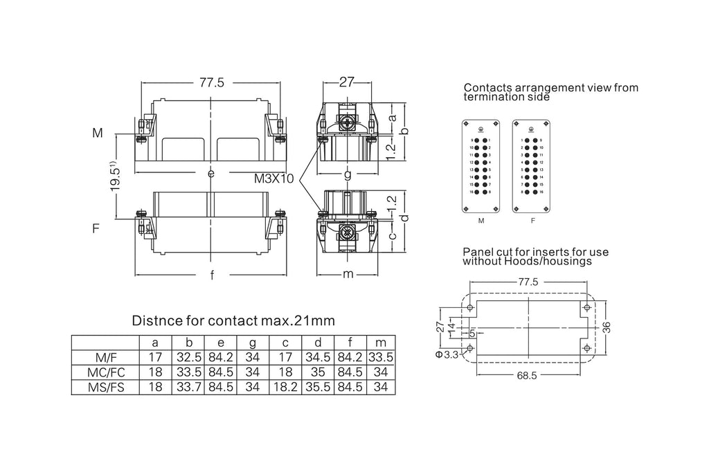 FGFMNGS6V disegno tecnico