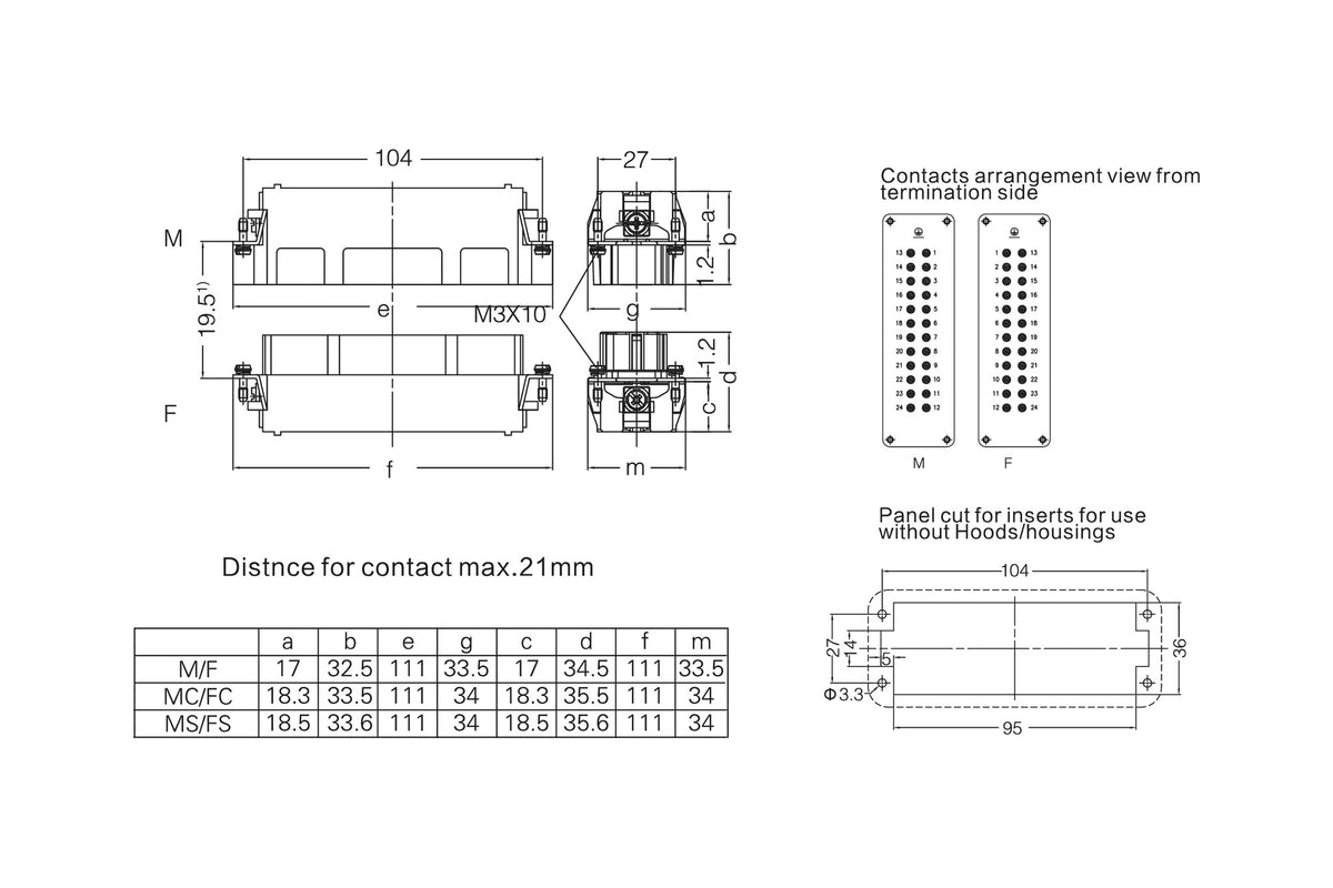 FLMMNLS4V disegno tecnico