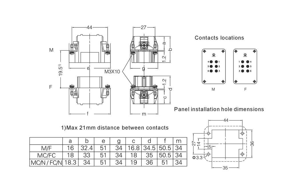 FNFMNN06M disegno tecnico